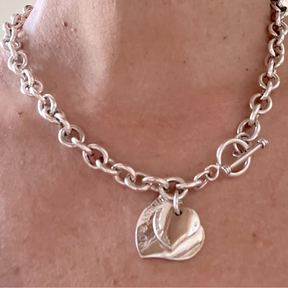 Sterling Silver necklace and bracelet set.